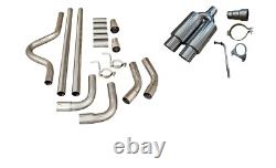 2.5 Exhaust System Back Box With Pipe Kit Cat Back Exhaust Fits Vauxhall Astra