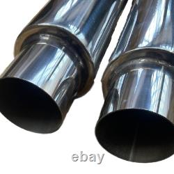 2.5 Exhaust System Back Box With Pipe Kit Cat Back Exhaust Fits Vauxhall Astra