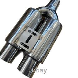 2.5 Exhaust System Back Box With Pipe Kit Cat Back Exhaust Fits Vauxhall Astra