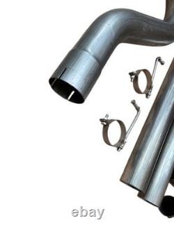2.5 Exhaust System Back Box With Pipe Kit Cat Back Exhaust Fits Vauxhall Astra