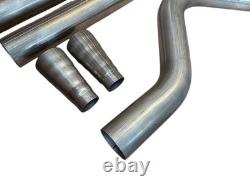 2.5 Exhaust System Back Box With Pipe Kit Cat Back Exhaust Fits Vauxhall Astra