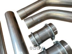 2.5 Exhaust System Back Box With Pipe Kit Cat Back Exhaust Fits Vauxhall Astra