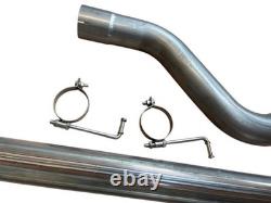 2.5 Exhaust System Back Box With Pipe Kit Cat Back Exhaust Fits Vauxhall Astra