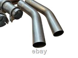 2.5 Exhaust System Back Box With Pipe Kit Cat Back Exhaust Fits Vauxhall Astra