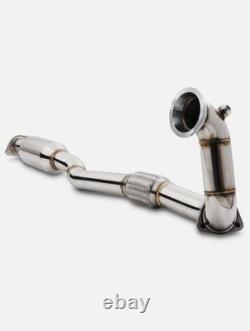 2.5 STAINLESS STEEL EXHAUST FRONT PIPE VAUXHALL OPEL ASTRA ZAFIRA VXR GSi SRi
