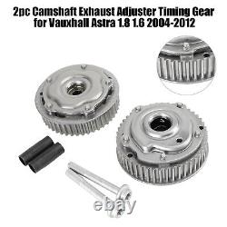 2pc Camshaft Exhaust Adjuster Timing Gear for Vauxhall Astra 1.8 1.6 2004-12 A6