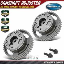 2x Camshaft Adjuster Intake Exhaust for Citroen C3 Peugeot 208 Vauxhall Astra