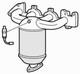 Approved Exhaust Manifold Catalytic Converter for Vauxhall Astra 1.6 (2003-2004)