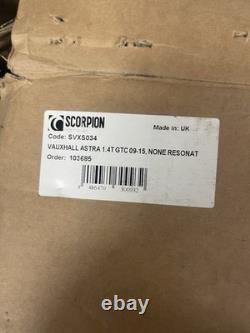 Astra GTC 1.4T 09-15 Scorpion 2.5 Non-Res Catback Exhaust Polished Evo Tip
