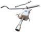 Astra H Mk5 1.8 SRi Hatch Exhaust System (2006-2009) Chrome Oval Exit