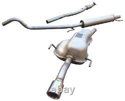 Astra H Mk5 1.8 SRi Hatch Exhaust System (2006-2009) Chrome Oval Exit