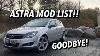 Astra H Sxi 1 6 Modification List Time To Move On