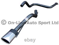 Astra J MK6 1.7CDTi Hatch Silencer Delete Exhaust System Oval Tip (2009-2015)