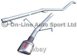Astra Mk5 1.9 CDTi Non DPF Hatchback Race Tube Exhaust System ULTER OVAL TIP