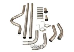 Cat Back Exhaust System Exhaust Back Box & Pipe Work Fits Vauxhall Corsa Astra