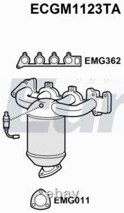 Catalytic Converter Type Approved fits VAUXHALL ASTRA H 1.6 04 to 10 EuroFlo New