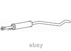 Centre Exhaust Middle Silencer for Vauxhall Astra CDTi 120 Z19DT 1.9 (2004-2011)