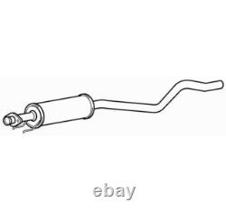 Centre Exhaust Middle Silencer for Vauxhall Astra MPi C16SE 1.6 (1991-1992)