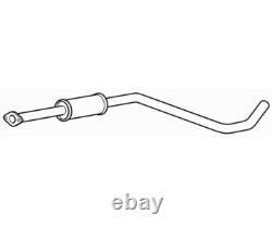 Centre Exhaust Middle Silencer for Vauxhall Astra Turbo 140 1.4 (2009-2016)
