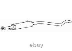 Centre Exhaust Middle Silencer for Vauxhall Astra TwinTop 1.6 (2010-2011)