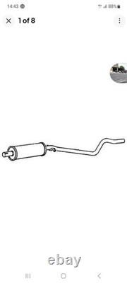 Centre Exhaust Pipe & Silencer for Vauxhall Astra 13S 1.3 1984-1991 VL404