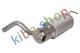 Centre Muffler Exhaust System Rear Silencer Fits Chevrolet Cruze Opel Astra J