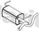 Centre Muffler Fits Chevrolet Cruze Hatchback Opel Astra J KLARIUS GM727H