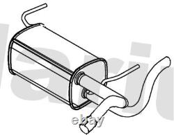 Centre Muffler Fits Chevrolet Cruze Hatchback Opel Astra J KLARIUS GM727H
