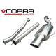 Cobra 2.5 Non-Res Cat Back Exhaust for Vauxhall Astra H 1.4 1.6 1.8 (04-10)