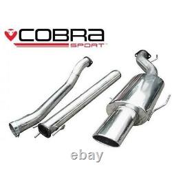 Cobra 2.5 Non-Res Cat Back Exhaust for Vauxhall Astra H 1.4 1.6 1.8 (04-10)