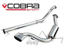 Cobra 2.5 Non-Res Cat Back Exhaust for Vauxhall Astra H VXR (05-11)