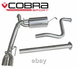 Cobra 2.5 Non-Res Cat Back Exhaust for Vauxhall Astra J GTC 1.6 Turbo (11-19)