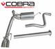 Cobra 2.5 Non-Res Cat Back Exhaust for Vauxhall Astra J GTC 1.6 Turbo (11-19)