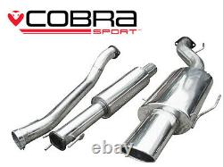 Cobra 2.5 Resonated Cat Back Exhaust for Vauxhall Astra G Turbo Coupe (98-04)