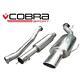 Cobra 2.5 Resonated Cat Back Exhaust for Vauxhall Astra H 1.4 1.6 1.8 (04-10)
