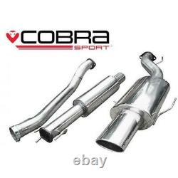 Cobra 2.5 Resonated Cat Back Exhaust for Vauxhall Astra H 1.4 1.6 1.8 (04-10)