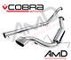Cobra Astra VXR Exhaust 3 Cat Back Non Resonated Astra H VXR Stainless