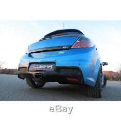 Cobra Astra VXR H Exhaust System Stainless 2.5 Cat Back Resonated VX72 TP32 Tip