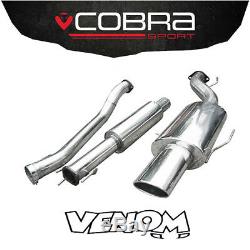 Cobra Exhaust 2.5 Cat Back System Resonated Vauxhall Astra H 1.8 (04-10) VX76