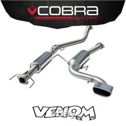 Cobra Exhaust 2.5 Cat Back System (Resonated) Vauxhall Astra H VXR (05-11) VX72