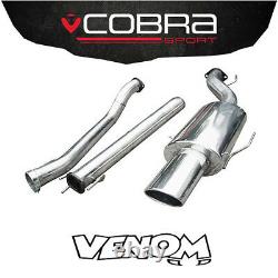 Cobra Exhaust 2.5 CatBack System Non-Res Vauxhall Astra H SRI 2.0T (04-10) VX73