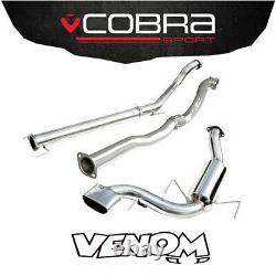 Cobra Exhaust 3 Turbo Back System & De-Cat Non-Res Vauxhall Astra H VXR VZ07d