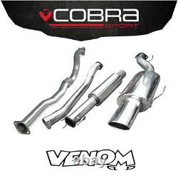 Cobra Exhaust 3 TurboBack System & DeCat Vauxhall Astra G GSi/T Hatch -04 VZ03c