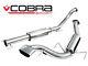 Cobra Sport 3 Resonated Cat Back Exhaust For Vauxhall Astra H VXR (05-11)