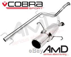 Cobra Sport Astra G Coupe 2.2 Non Resonated Cat Back Exhaust System