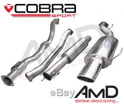 Cobra Sport Astra G Coupe Turbo 3.0 Resonated Turbo Back Exhaust with Sport Cat