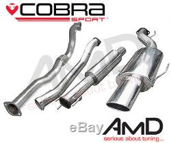 Cobra Sport Astra G Coupe Turbo 3.0 Resonated Turbo Back Exhaust with decat