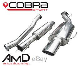 Cobra Sport Astra G Coupe Turbo Cat Back Exhaust System 2.5 Resonated Stainless