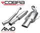 Cobra Sport Astra G Coupe Turbo Cat Back Exhaust System 2.5 Resonated Stainless