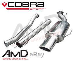 Cobra Sport Astra G GSi Turbo Cat Back Exhaust System 3.0 Non Resonated